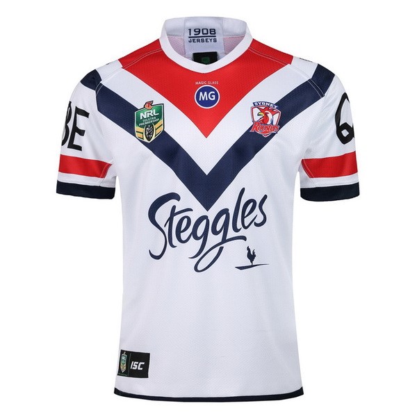 Tailandia Camiseta Sydney Roosters 2ª 2018 Blanco